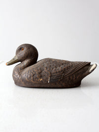 mid-century JC Higgins mallard hen decoy