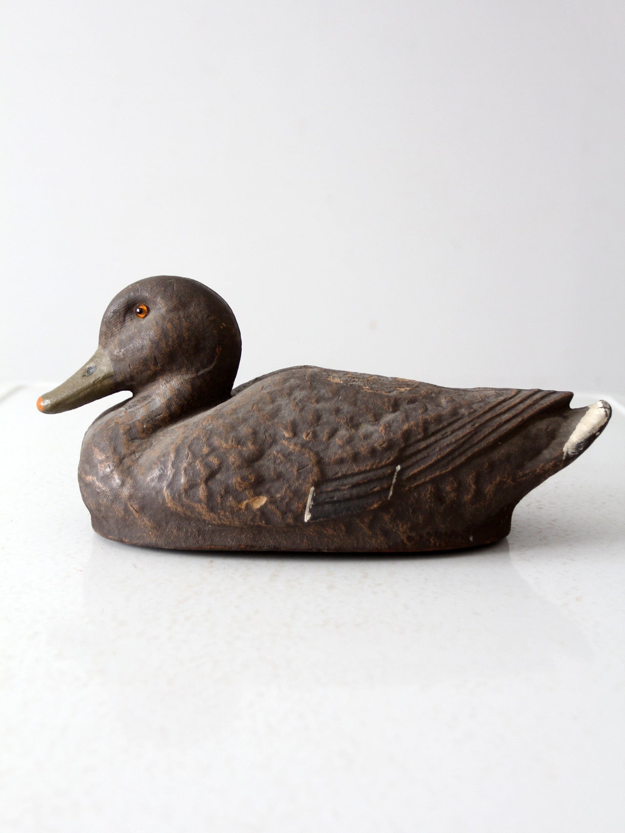 mid-century JC Higgins mallard hen decoy
