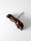 vintage burlwood corkscrew