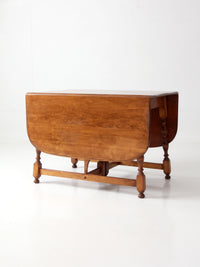 1940s American Chair Co drop leaf gateleg dining table