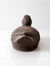mid-century JC Higgins mallard hen decoy