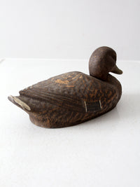 mid-century JC Higgins mallard hen decoy