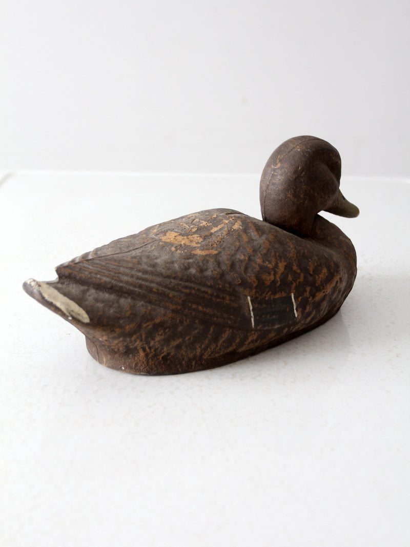 mid-century JC Higgins mallard hen decoy