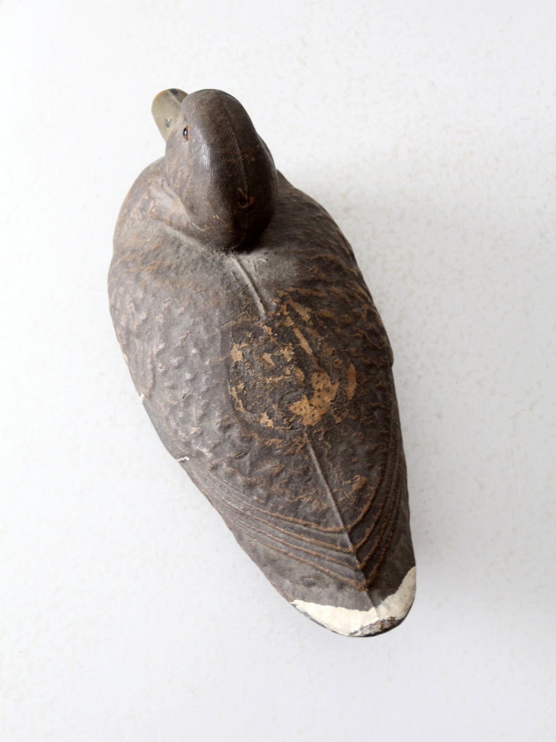 mid-century JC Higgins mallard hen decoy