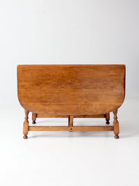 1940s American Chair Co drop leaf gateleg dining table