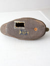 mid-century JC Higgins mallard hen decoy