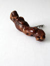 vintage burlwood corkscrew