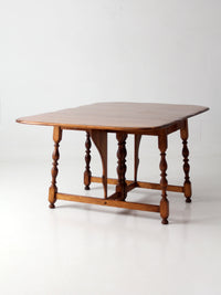 1940s American Chair Co drop leaf gateleg dining table