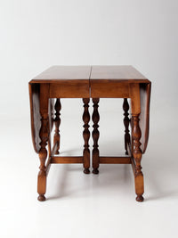 1940s American Chair Co drop leaf gateleg dining table