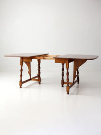 1940s American Chair Co drop leaf gateleg dining table