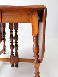 1940s American Chair Co drop leaf gateleg dining table