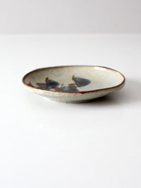 1970s Japanese stoneware dish