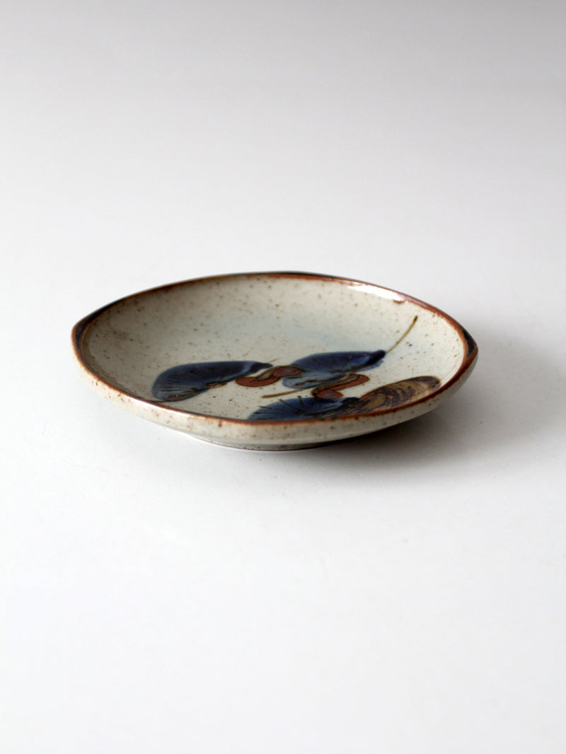 1970s Japanese stoneware dish