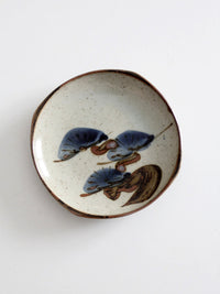 1970s Japanese stoneware dish