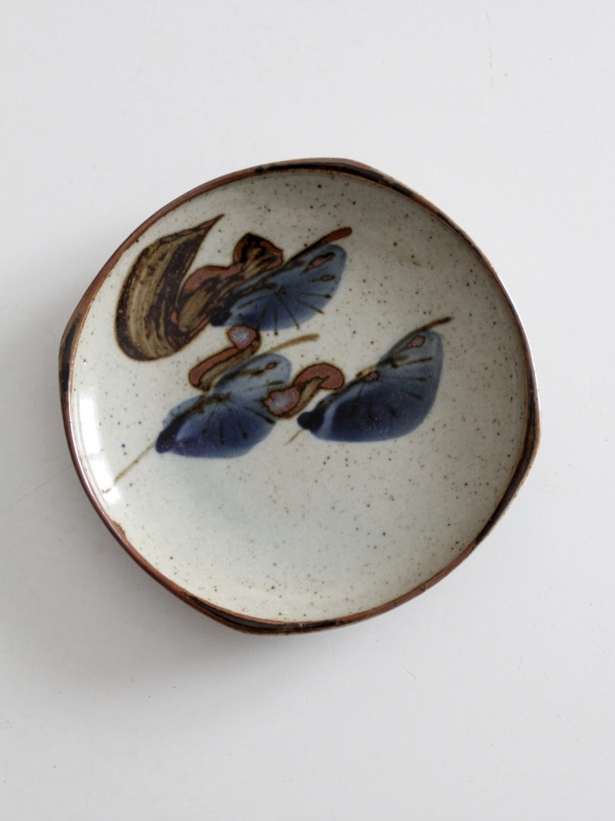 1970s Japanese stoneware dish
