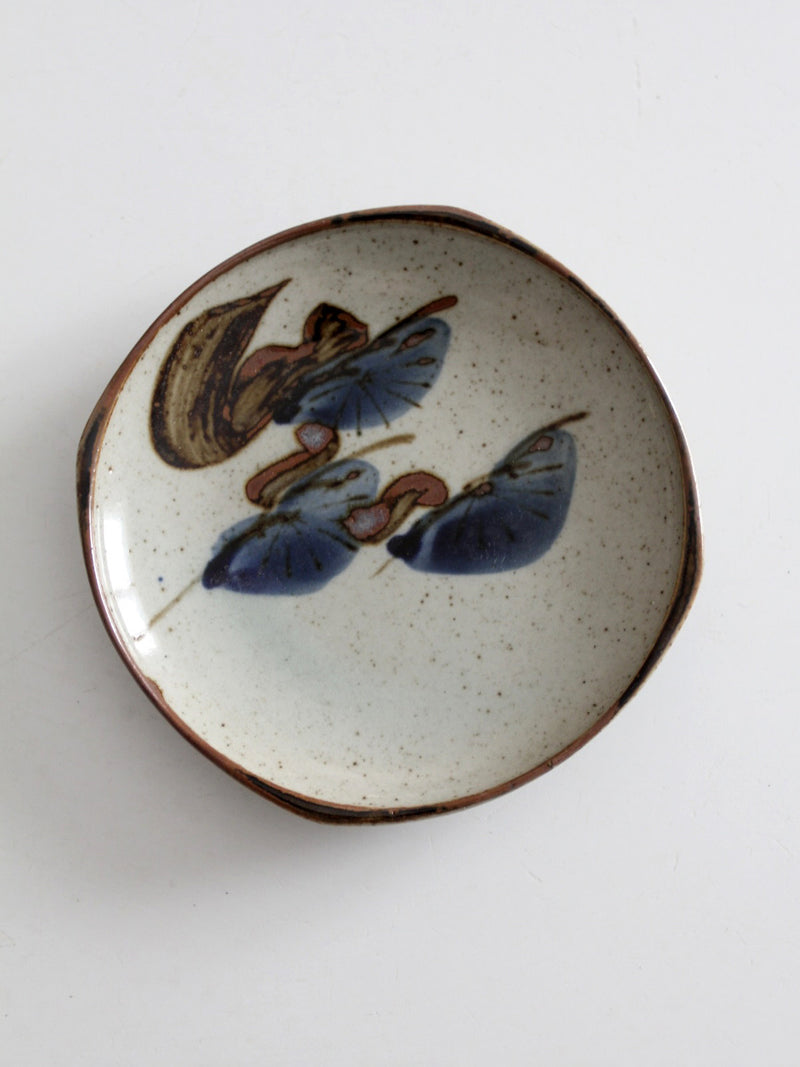 1970s Japanese stoneware dish