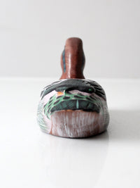 vintage hand-carved wooden duck