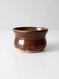 vintage studio pottery cachepot