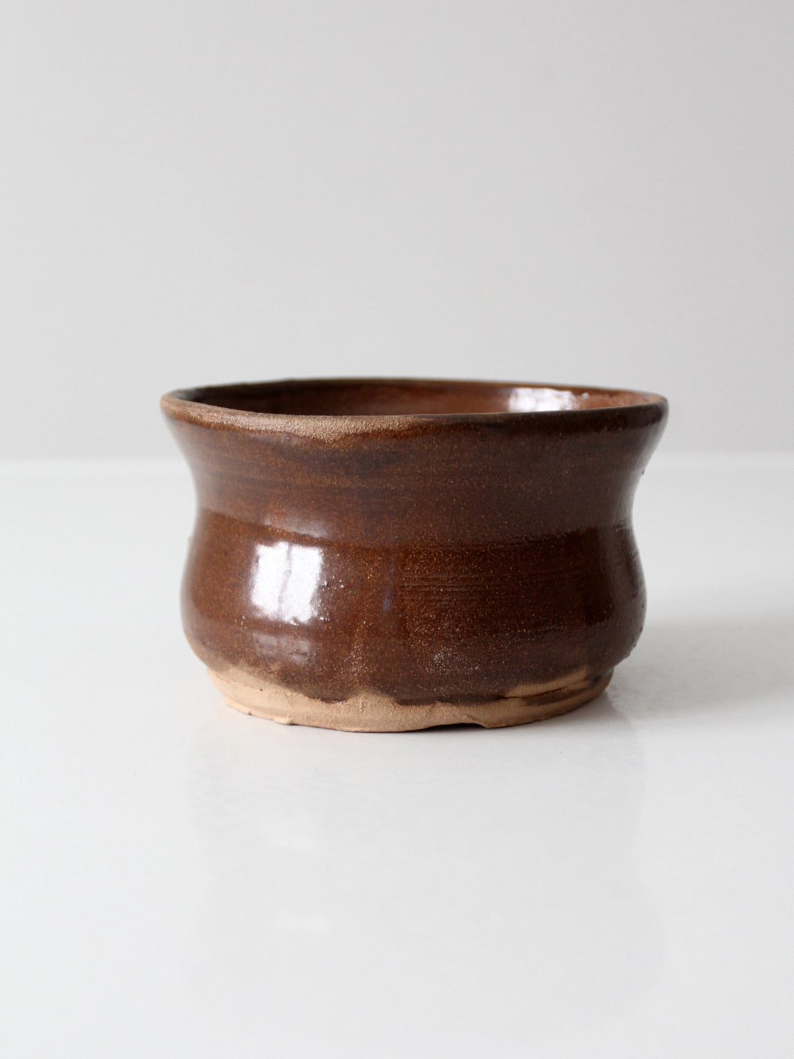 vintage studio pottery cachepot