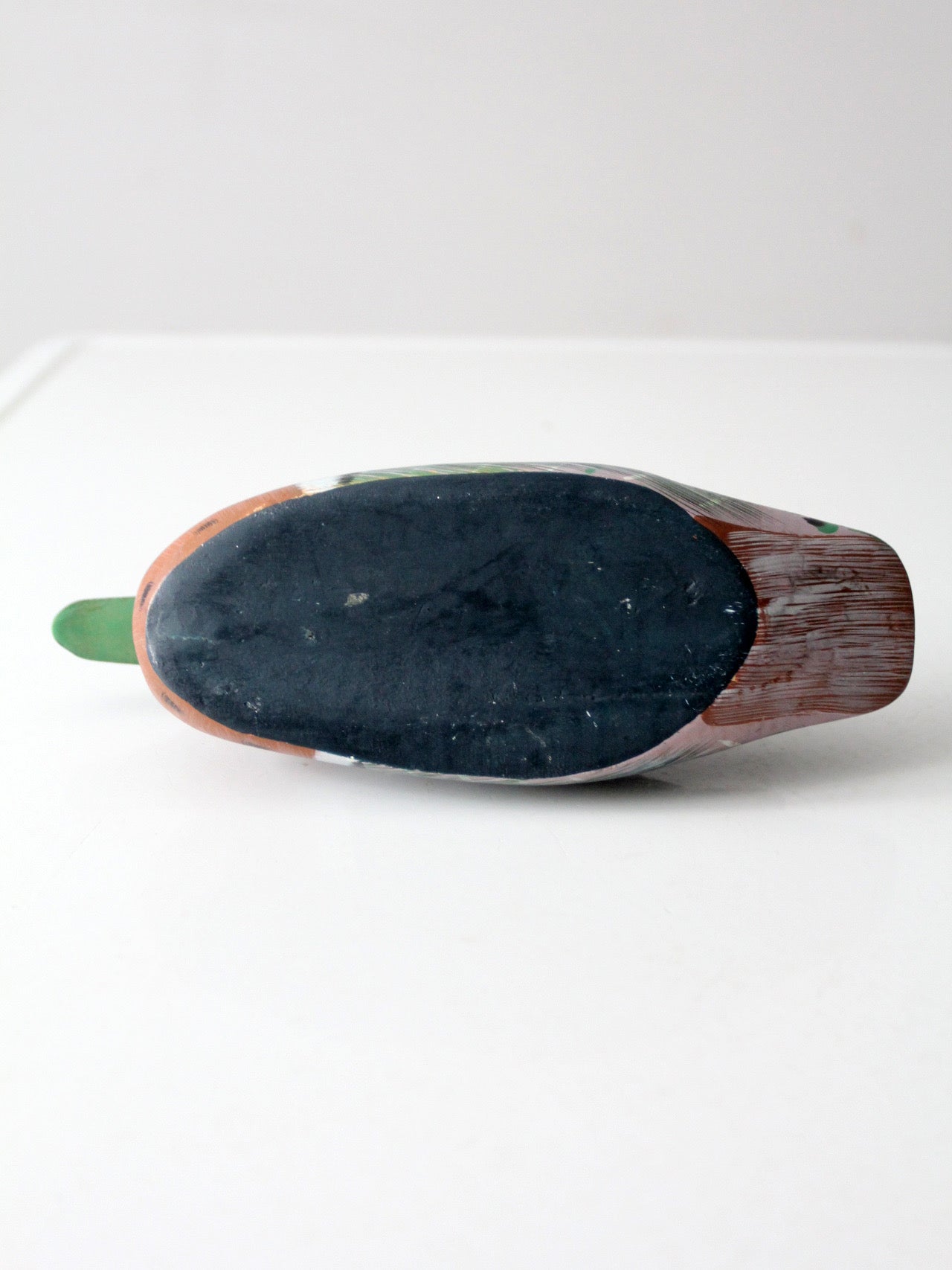 vintage hand-carved wooden duck