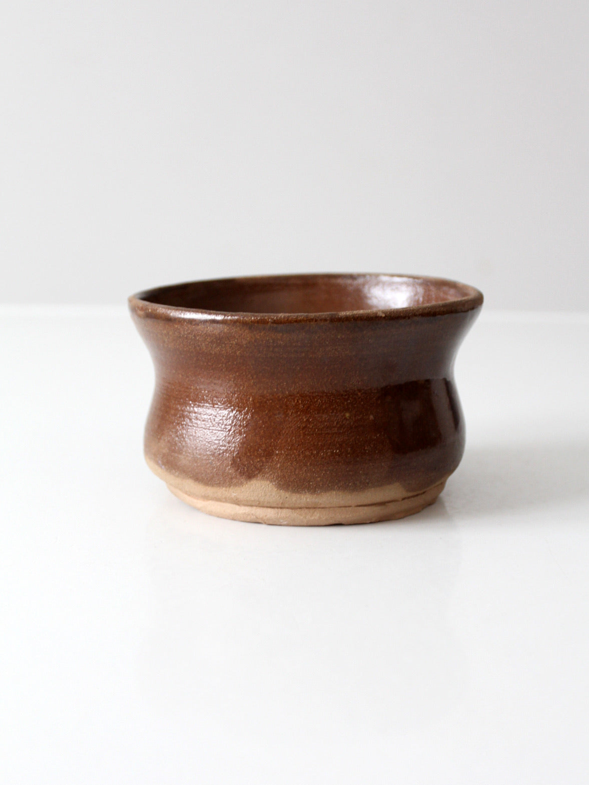 vintage studio pottery cachepot