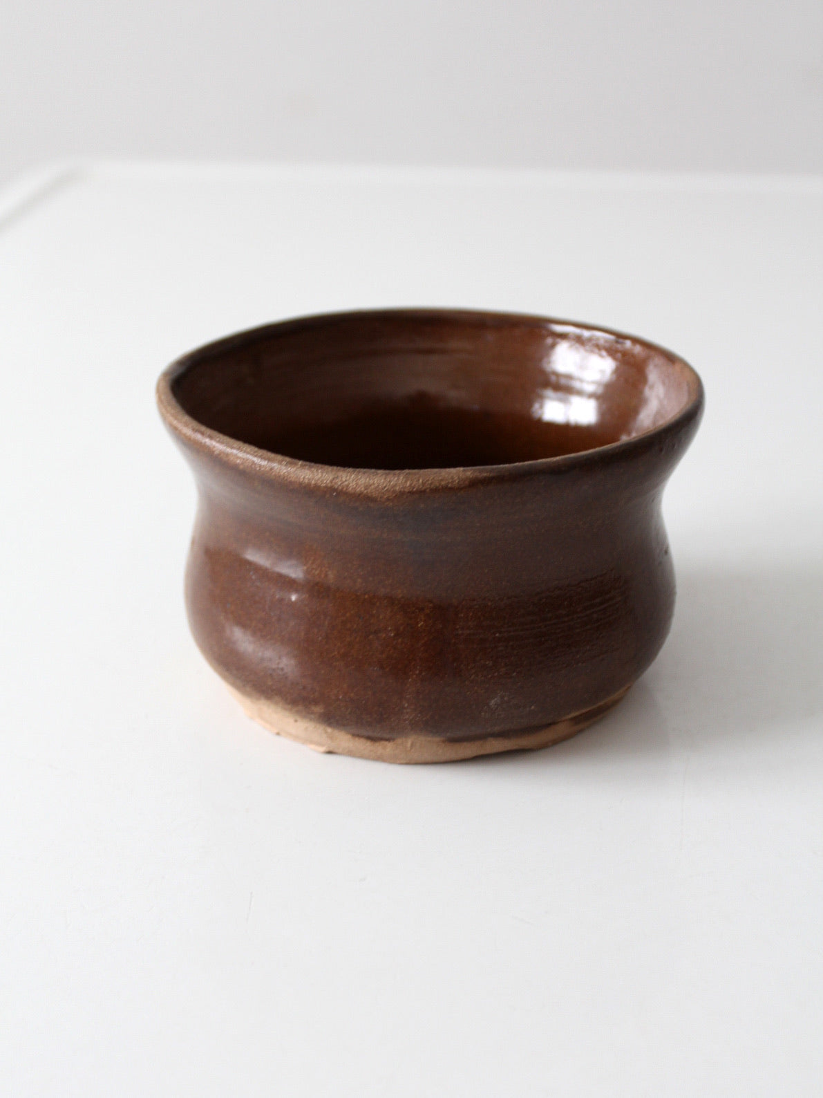 vintage studio pottery cachepot