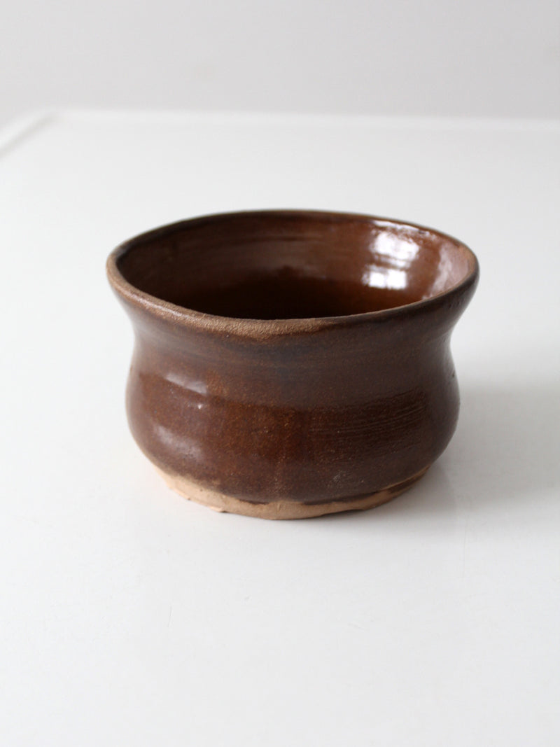 vintage studio pottery cachepot