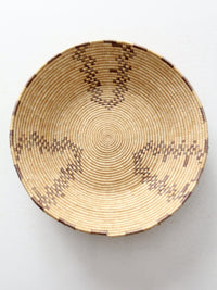 vintage woven basket bowl