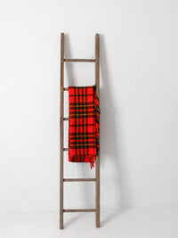 antique picking ladder, decorative blanket ladder