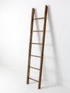 antique picking ladder, decorative blanket ladder