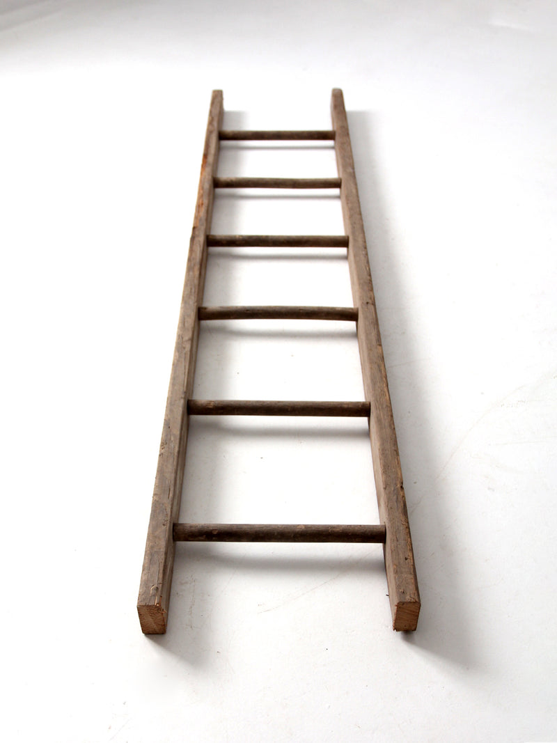 antique picking ladder, decorative blanket ladder