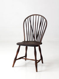antique 19th century brace back Windsor chair