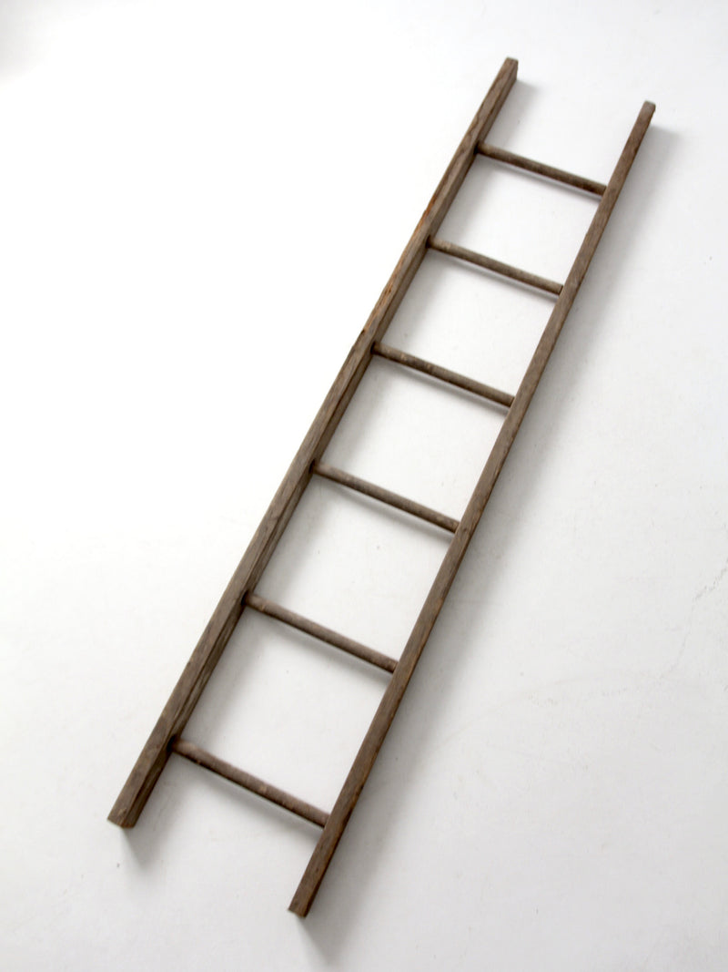 antique picking ladder, decorative blanket ladder