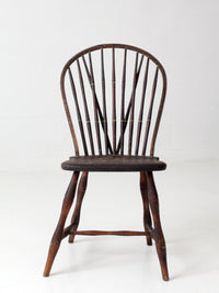 antique 19th century brace back Windsor chair