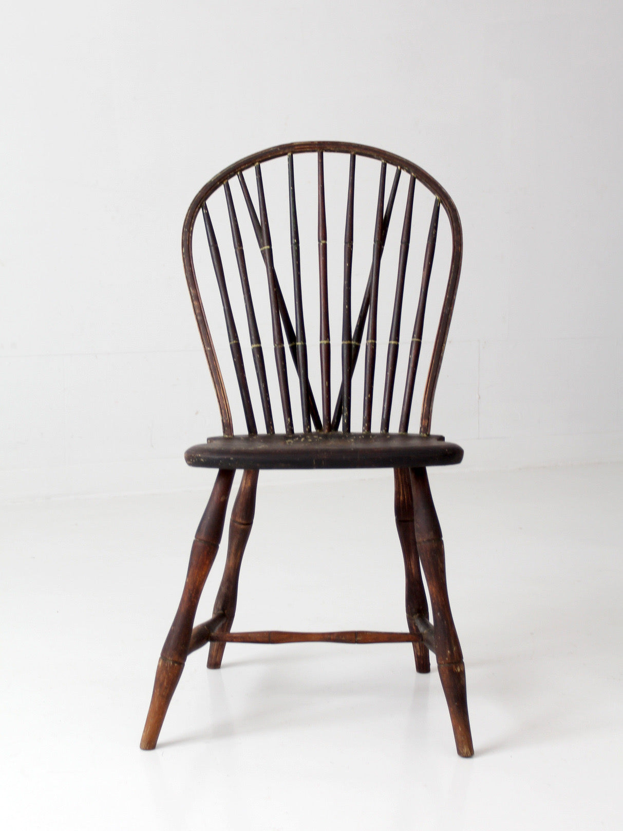 antique 19th century brace back Windsor chair