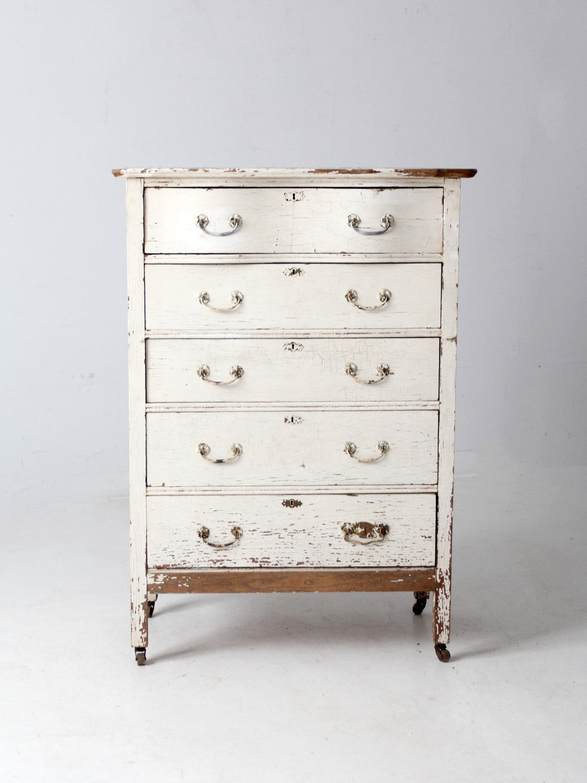 antique white highboy dresser – 86 Vintage