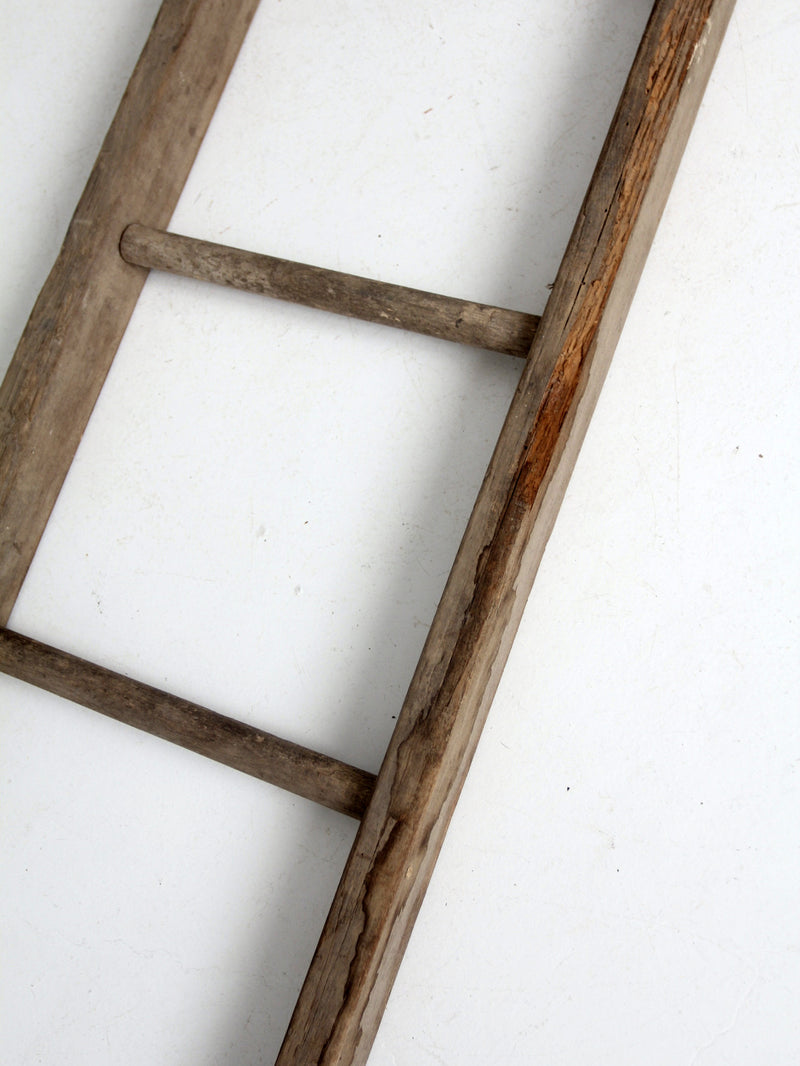 antique picking ladder, decorative blanket ladder