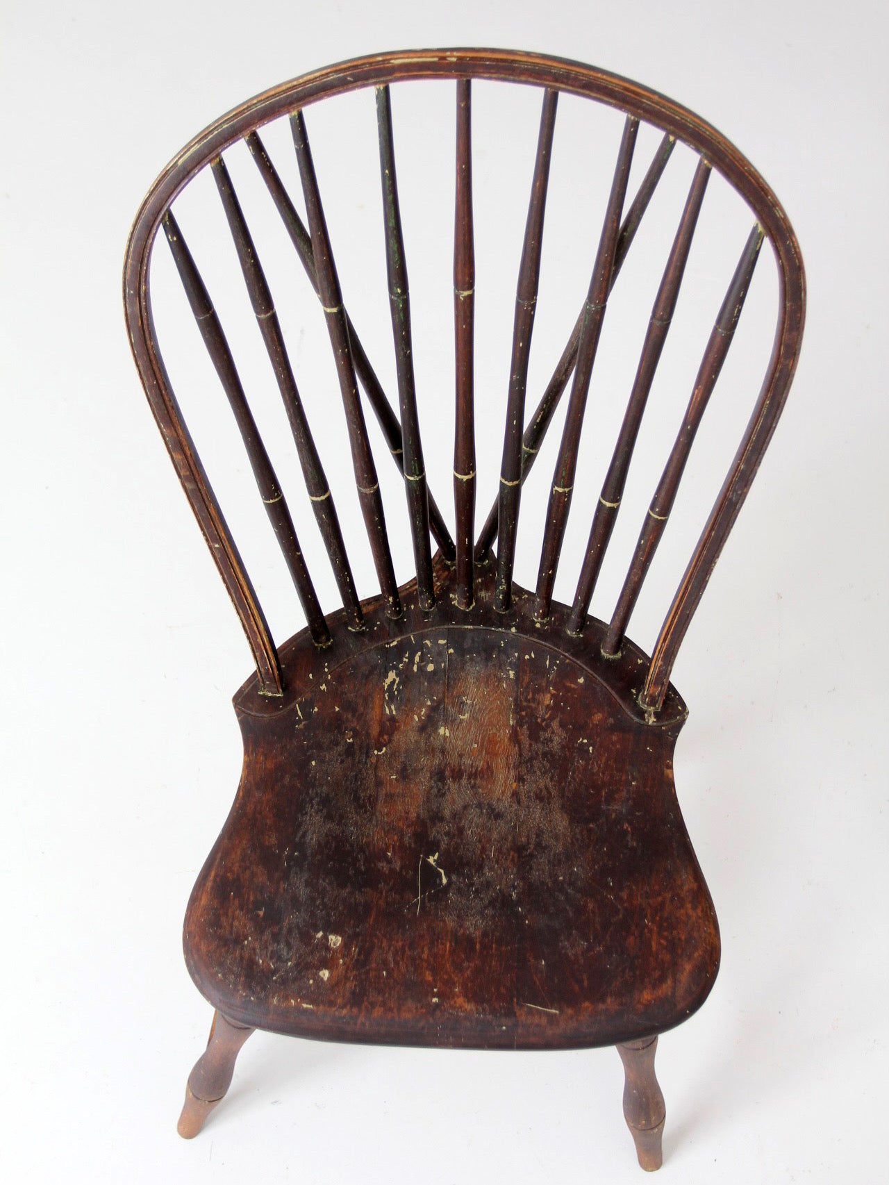antique 19th century brace back Windsor chair