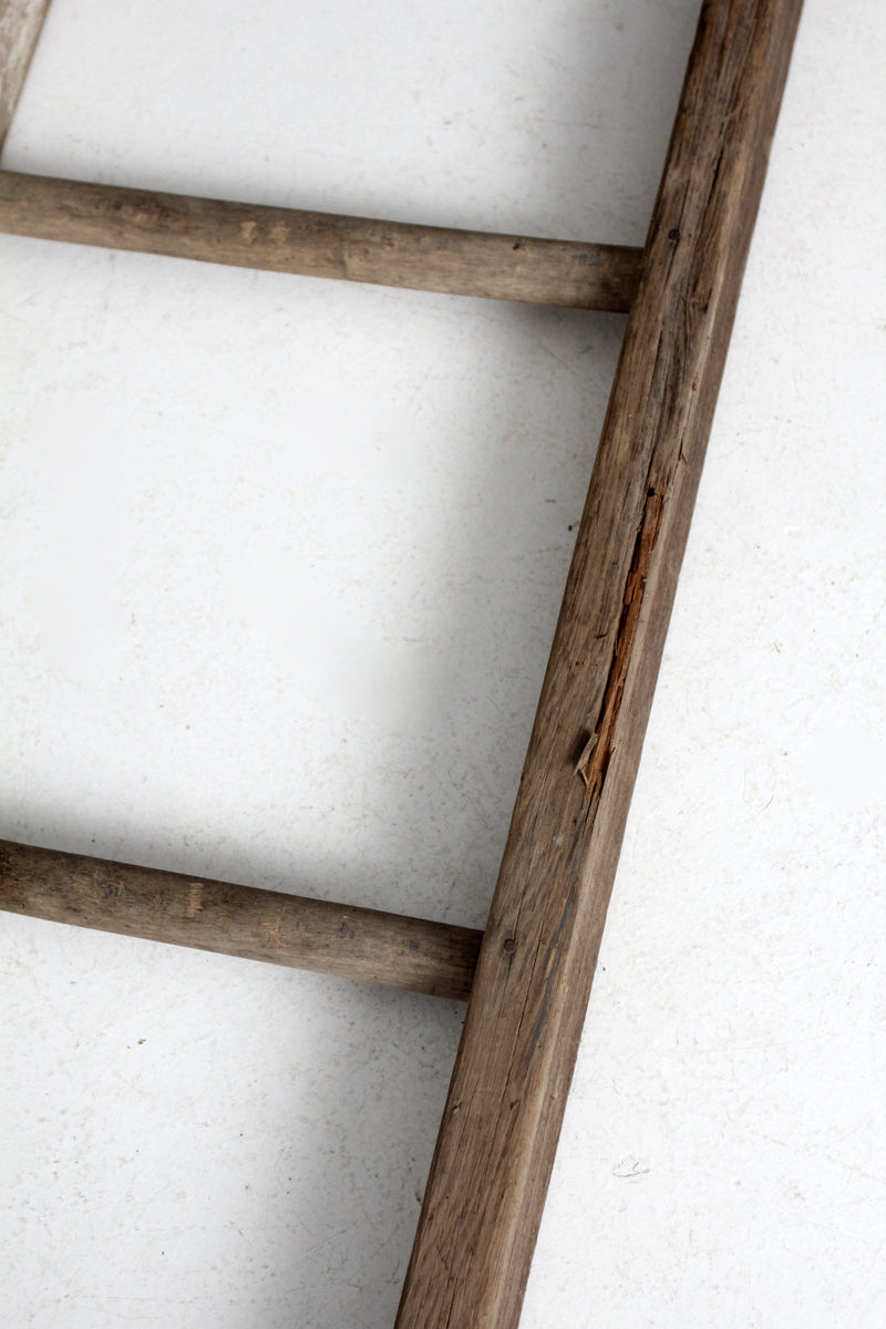 antique picking ladder, decorative blanket ladder