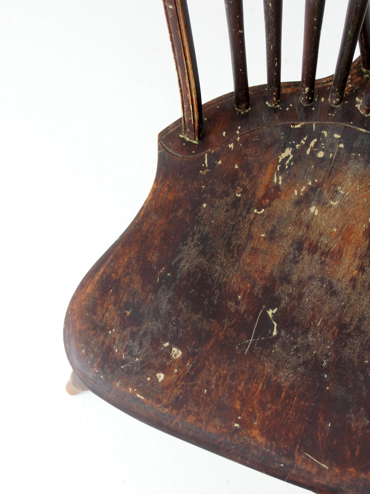 antique 19th century brace back Windsor chair