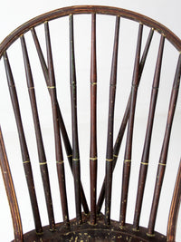 antique 19th century brace back Windsor chair