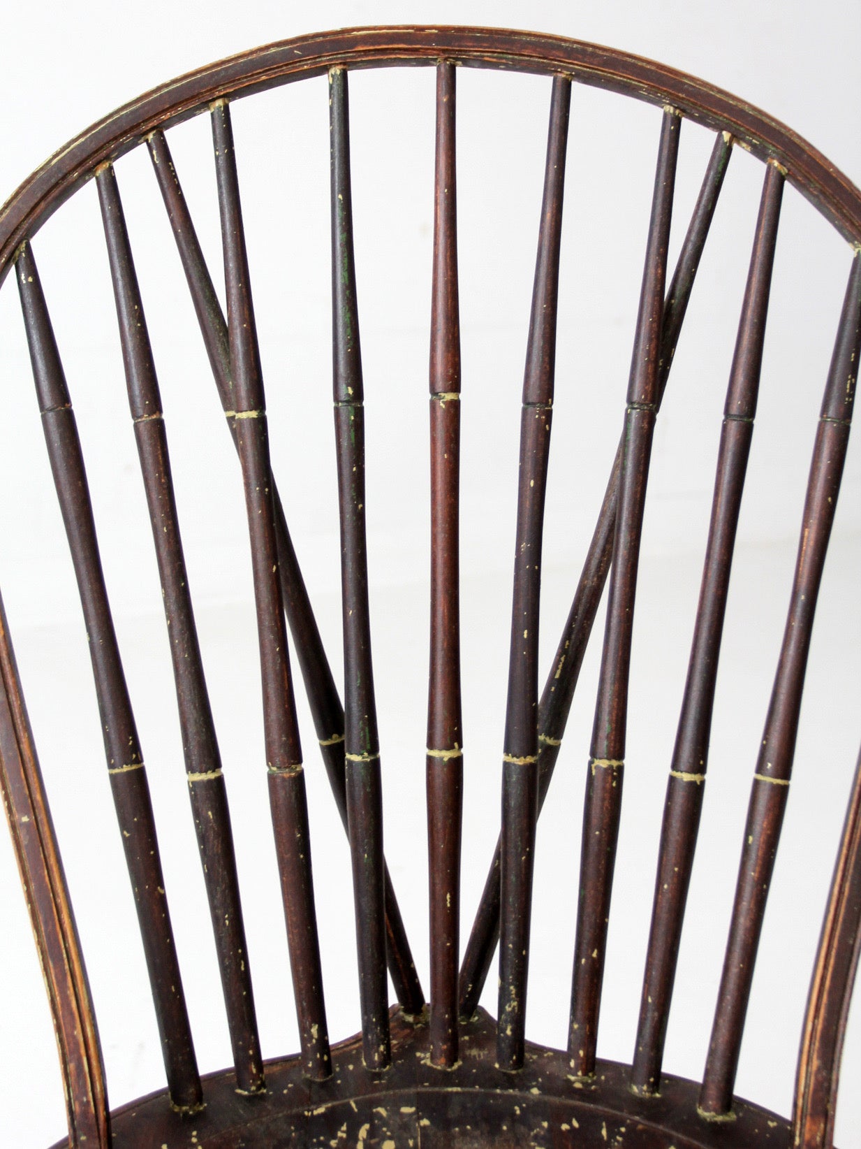 antique 19th century brace back Windsor chair