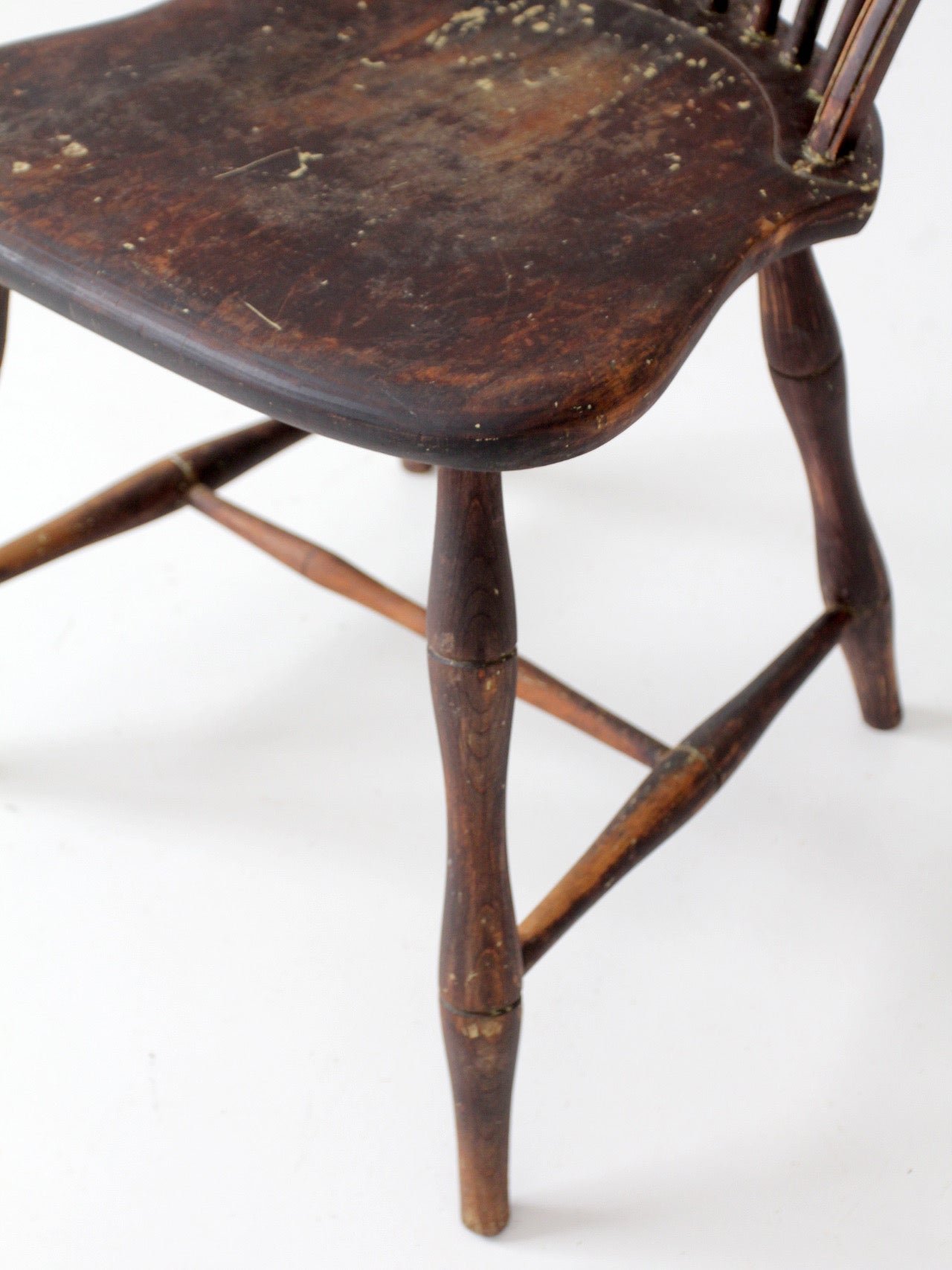 antique 19th century brace back Windsor chair