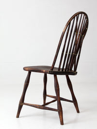 antique 19th century brace back Windsor chair