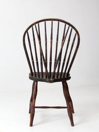 antique 19th century brace back Windsor chair