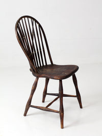 antique 19th century brace back Windsor chair