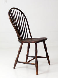 antique 19th century brace back Windsor chair