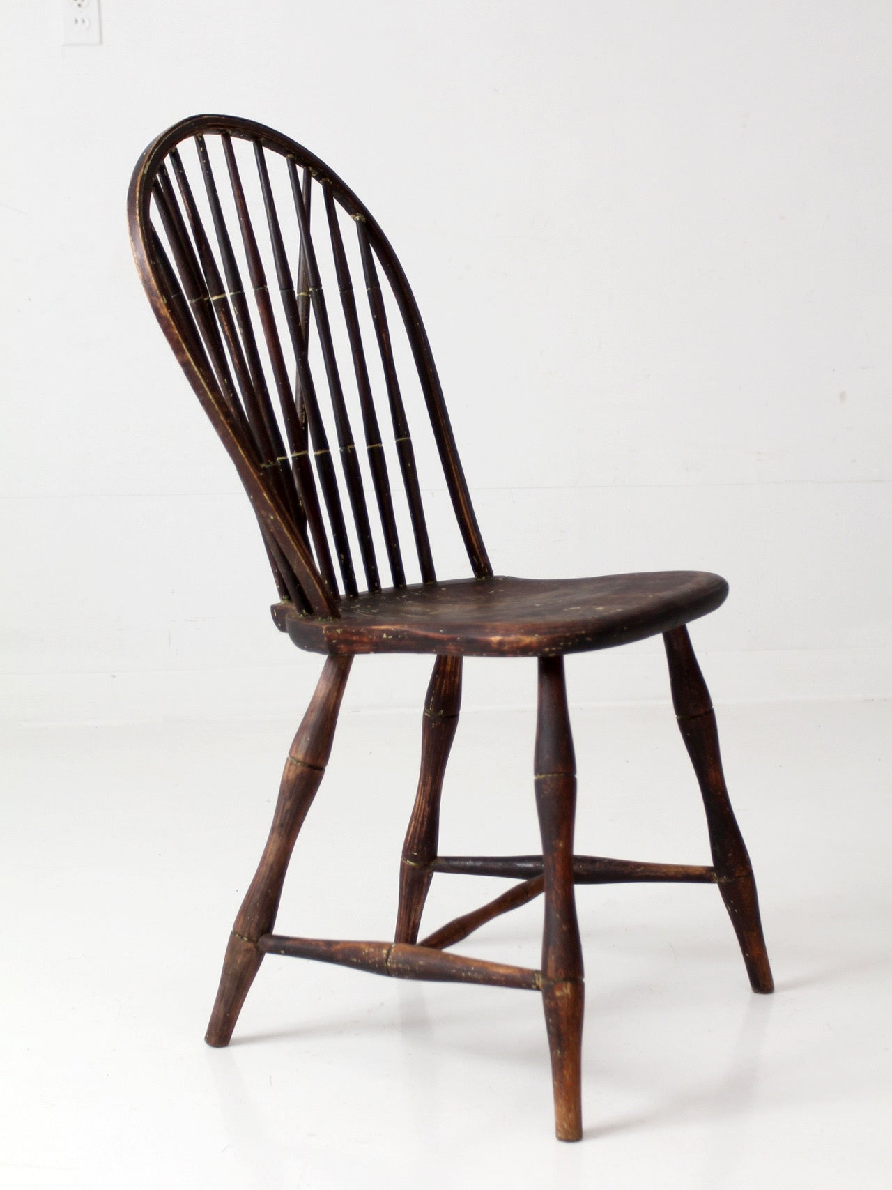 antique 19th century brace back Windsor chair