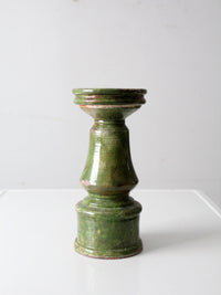 vintage studio pottery candle pedestal