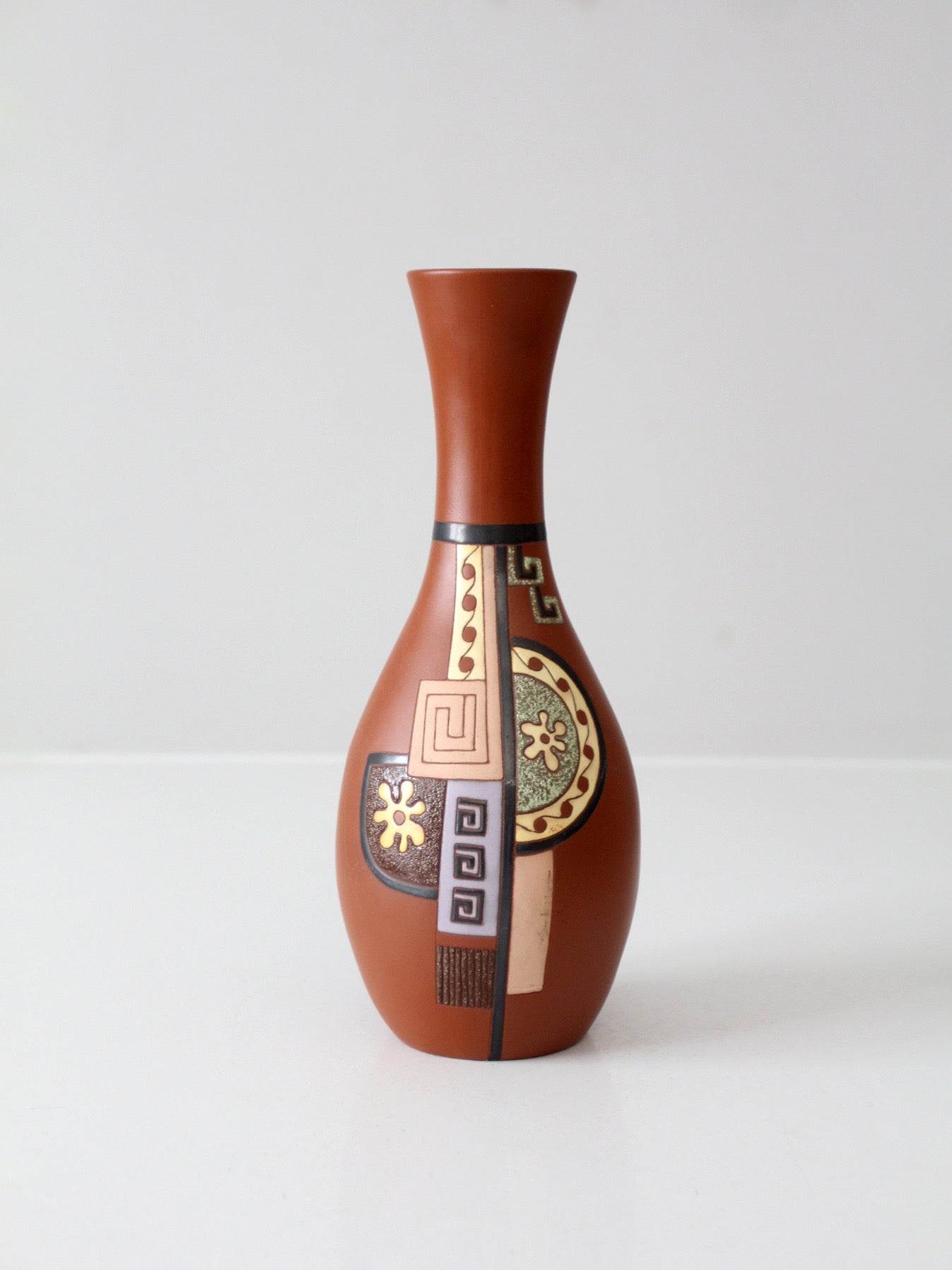 vintage Gom Viet style pottery vase
